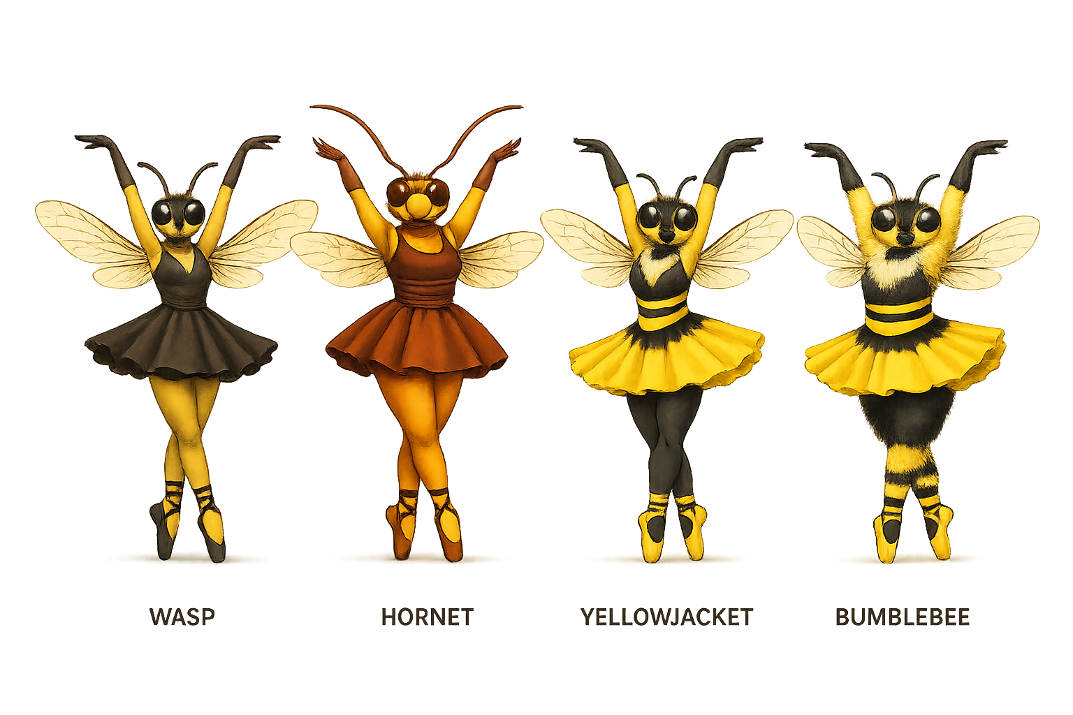 Maren, Amara, Jaya, and Tala — the four dancers of Piqué Dance Co.